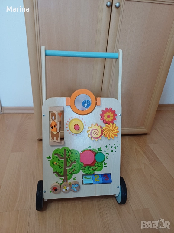 Дървен уокър с активности Kidland, снимка 1