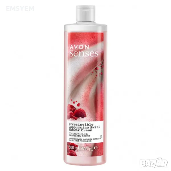Душ крем Irresistible Cappuccino Swirl / кокос и малина/,500 мл, снимка 1
