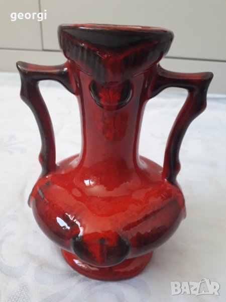 Немска керамична ваза ръчна изработка , снимка 1