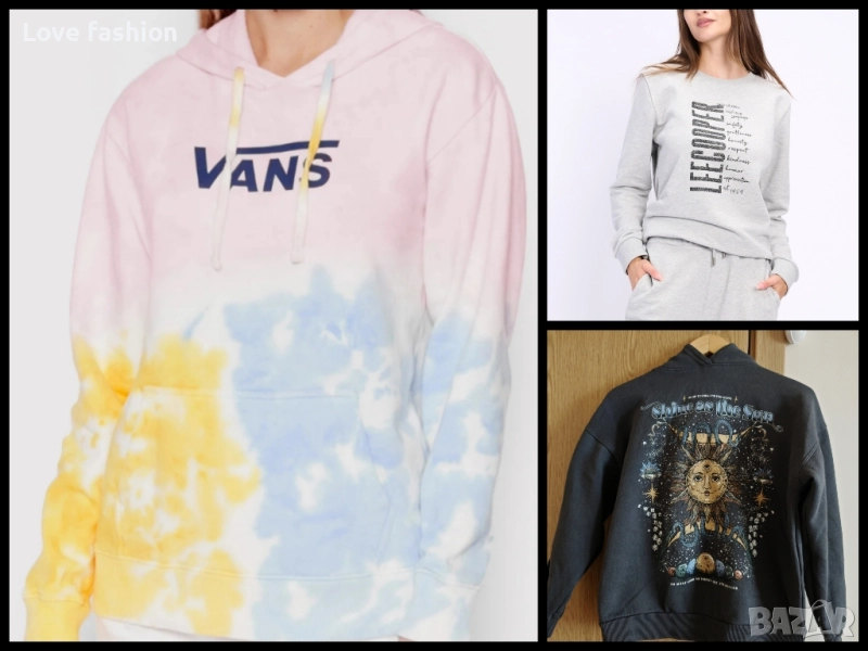 Ватиран суичър/ блуза Vans, Lee Cooper, House brand , снимка 1