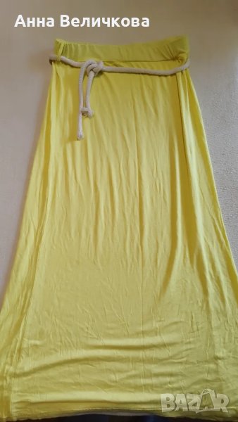 Дамска жълта пола, снимка 1