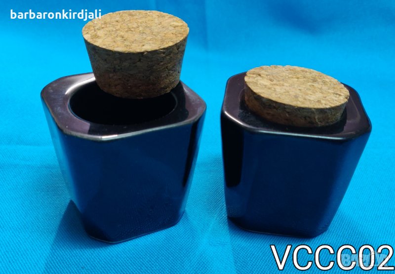 📢 Шише за съхранение керамика черно, снимка 1