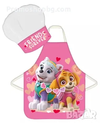 Детски готварски комплект Пес Патрул- престилка и шапка, снимка 1