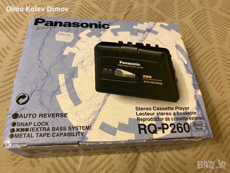 Panasonic RQ P260 уокмен, Walkman. Като Нов пълен комлект!, снимка 1