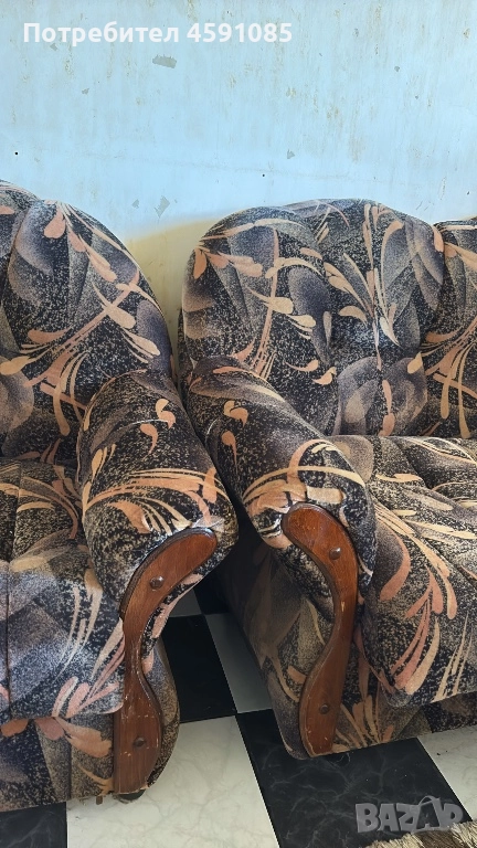 Триместен, голям диван , снимка 1