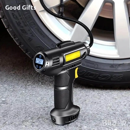 Мощен Безжичен Компресор за Кола 72W – Сигурност и Мобилност на Пътя, снимка 1