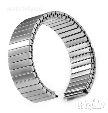 НОВА СТОМАНЕНА ЛАСТИЧНА ВЕРИЖКА ЗА ЧАСОВНИ. ЛАСТИЧНИ ВЕРИЖКИ ЗА ЧАСОВНИЦИ. РАЗТЕГАТЕЛНА ВЕРИЖКА, снимка 1