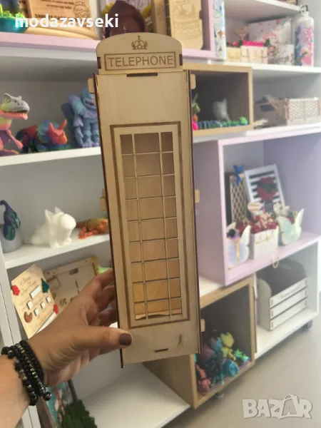 Дървена кутия за вино London, снимка 1