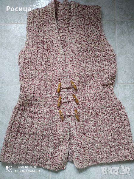 Вълнен елек ,елече ръчно плетено, снимка 1