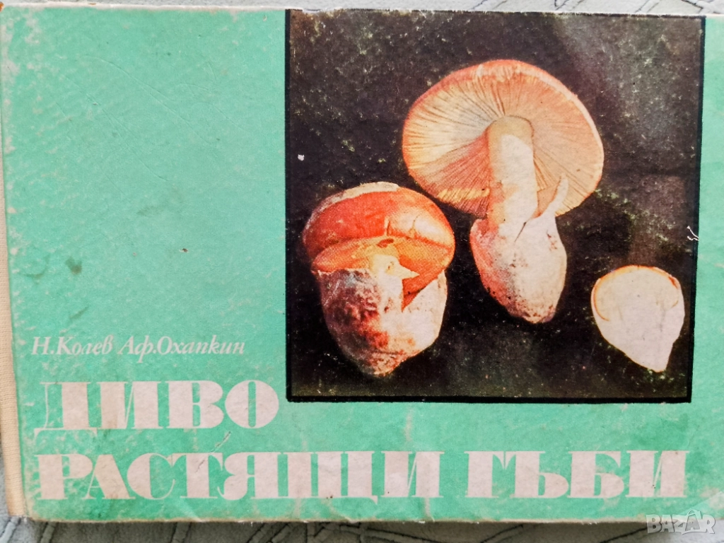 Книга,,Диворастящи гъби,,1974г.Н.Колев,Аф.Охапкин.Твърди корици., снимка 1