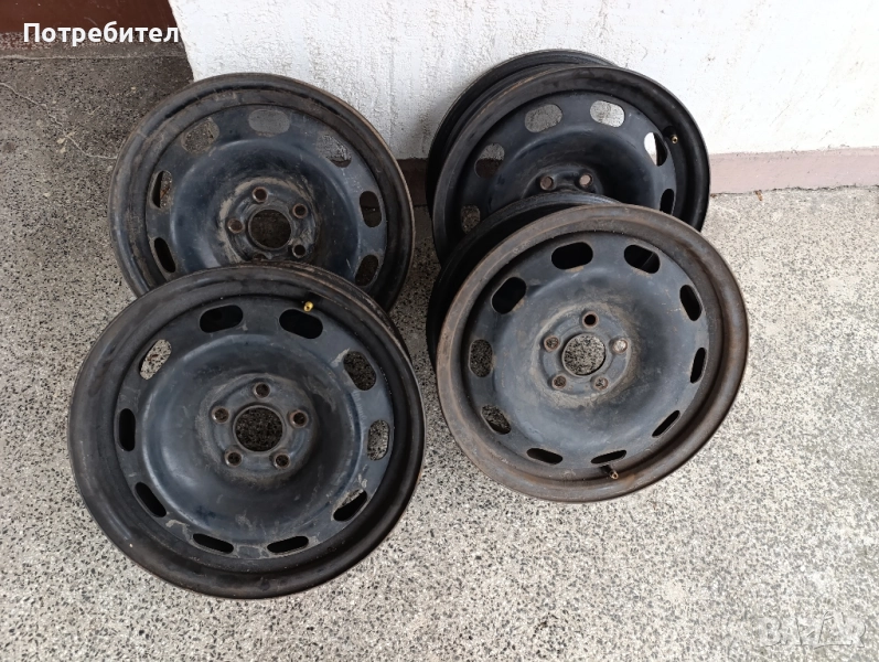 Метални джанти15ки 5х100, снимка 1