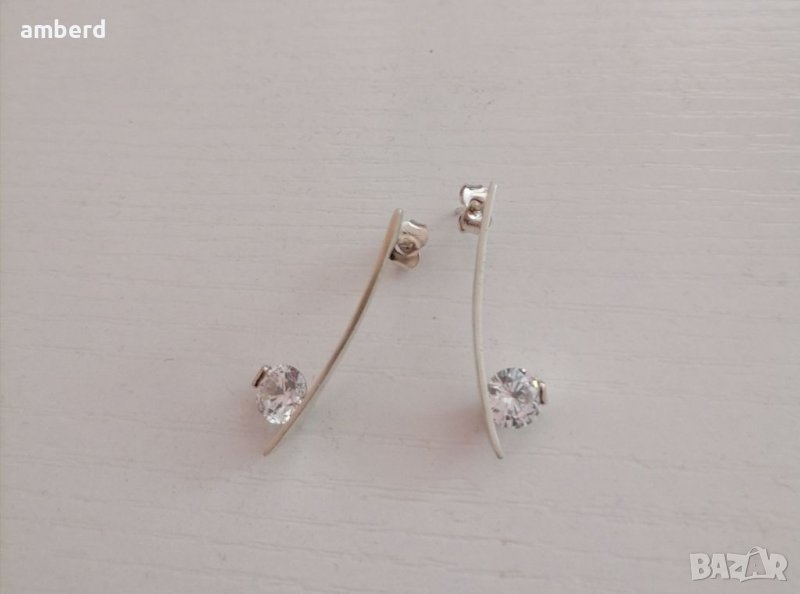 Невероятни сребърни обеци - модел Е015, снимка 1