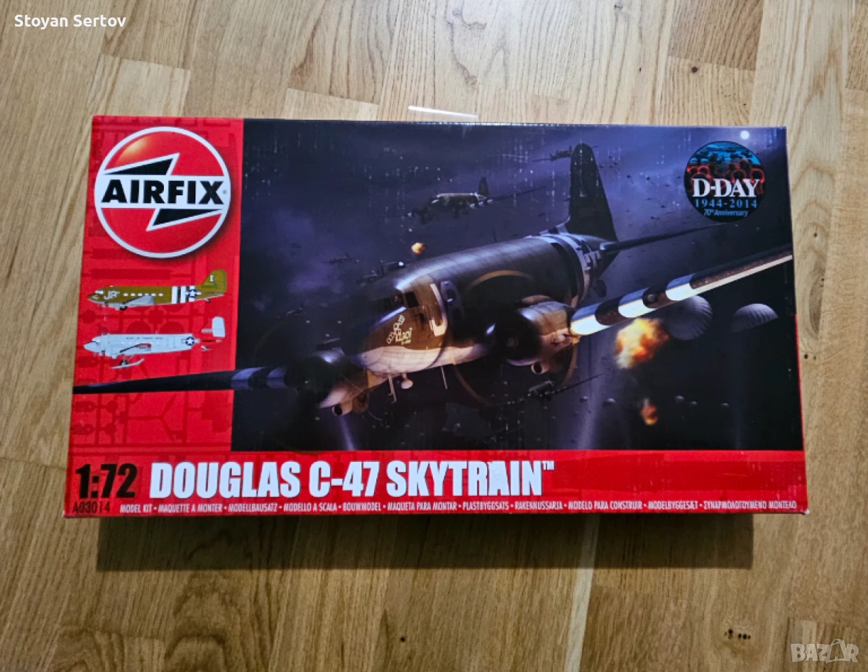 Douglas C-47 Skytrain модел за сглобяване на Airfix 1/72, снимка 1