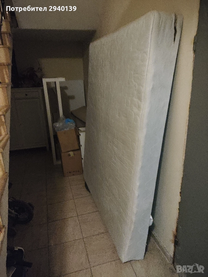 Подарявам използван еднолицев матрак 190х164 , снимка 1