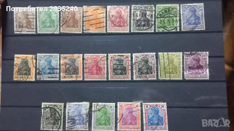Германия марки 1902-1920, снимка 1