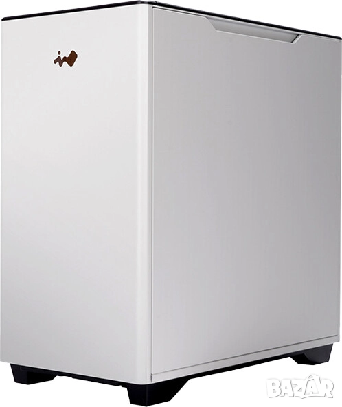 Кутия In Win A5 White Mid Tower, Tempered Glass, Aluminium, E-ATX, Бял, снимка 1