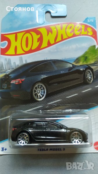 Hot Wheels Tesla Model 3, снимка 1