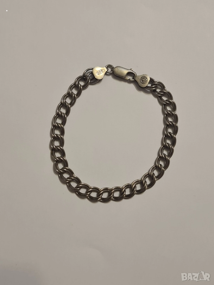 Гривна сребърна 925 Италиянска, снимка 1