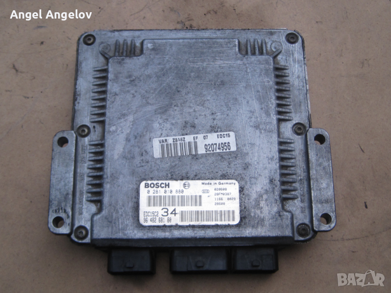 Компютър двигател  /ECU за Peugeot 607  0281010880 BOSCH 9640938180  PEUGEOT 607 2.2 HDI, снимка 1