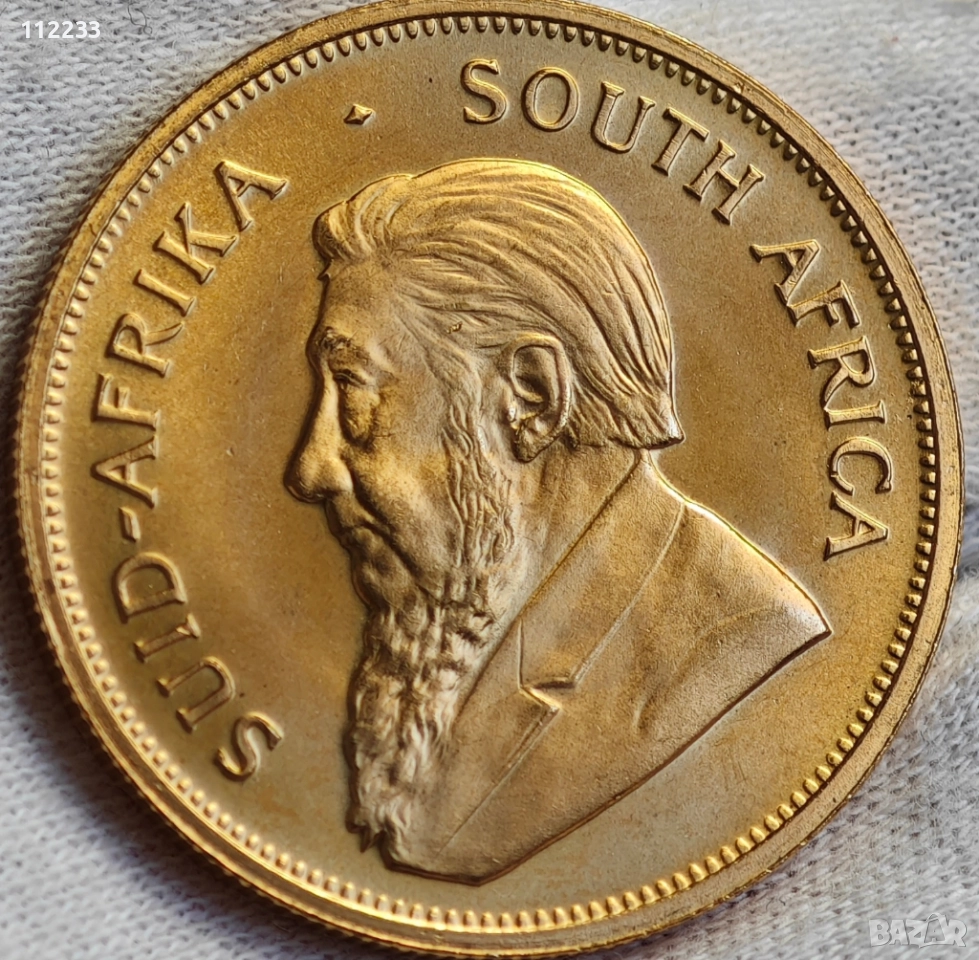 1 унция златна монета Кругерранд, Южна Африка, снимка 1