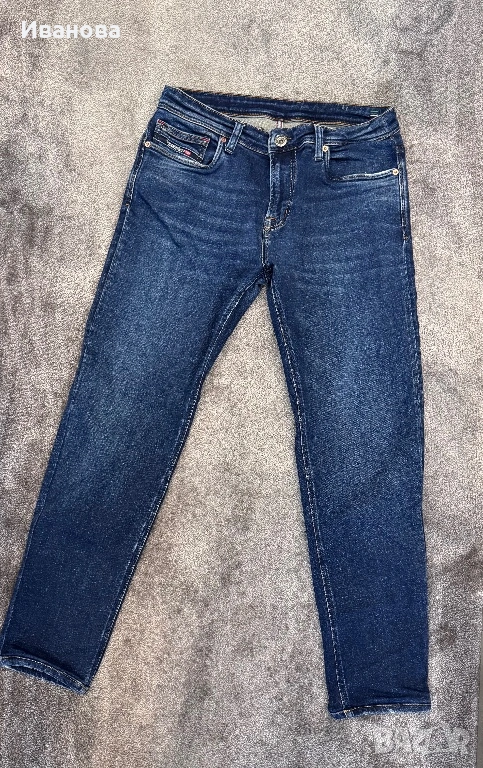 Мъжки тъмно сини дънки, снимка 1