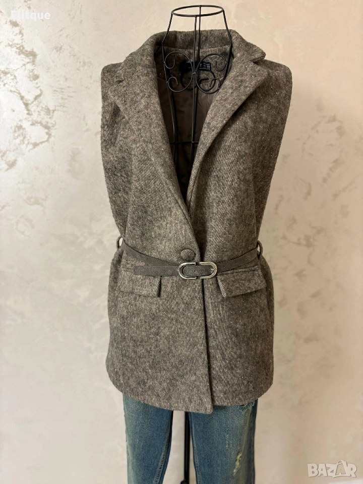 елек с камъчета и колан , снимка 1