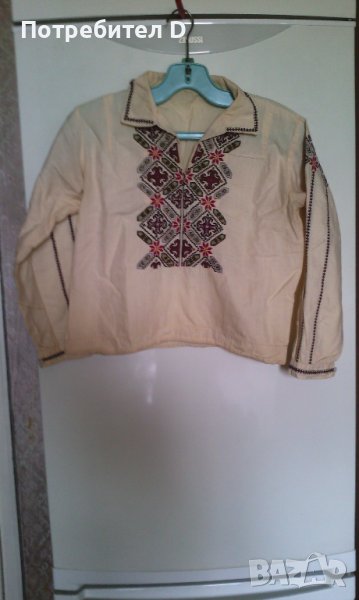 Автентична блуза от народна носия от преди 110 години. Ръчно везана., снимка 1