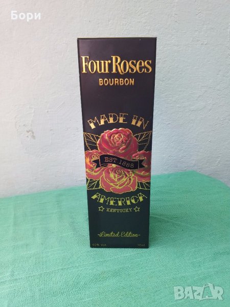 Four Roses метална кутия от уски/бърбан, снимка 1