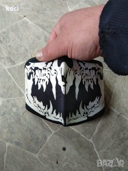 Маска за лице от неопрен-моторна., снимка 1