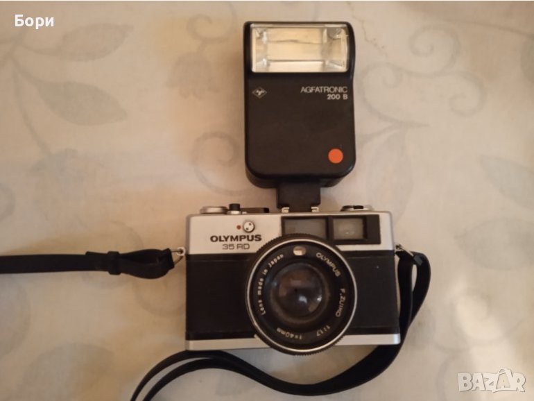 OLYMPUS 35 RD лентов фотоапарат със светкавица, снимка 1