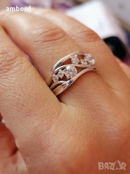 Невероятен сребърен пръстен - модел R050A, снимка 1