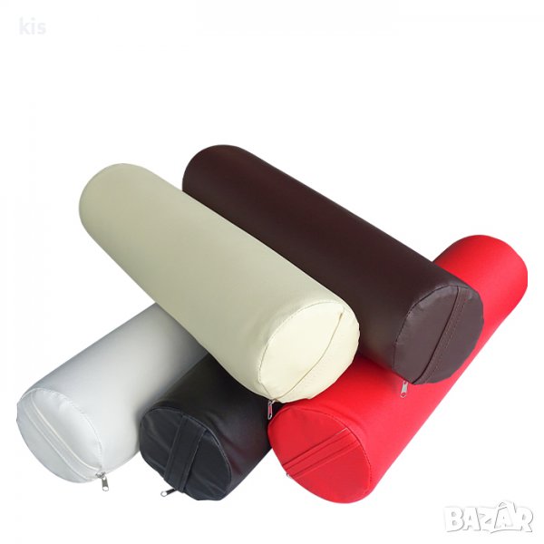 Цилиндрична възглавница за масажна кушетка - 5 цвята, снимка 1