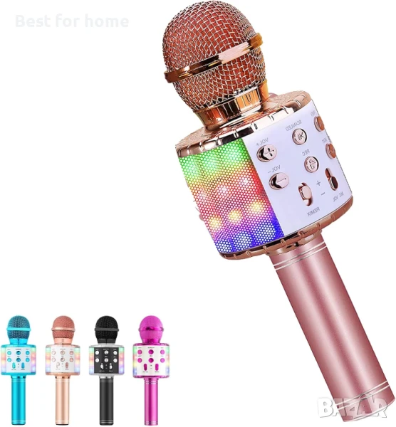 Безжичен караоке микрофон за деца, снимка 1
