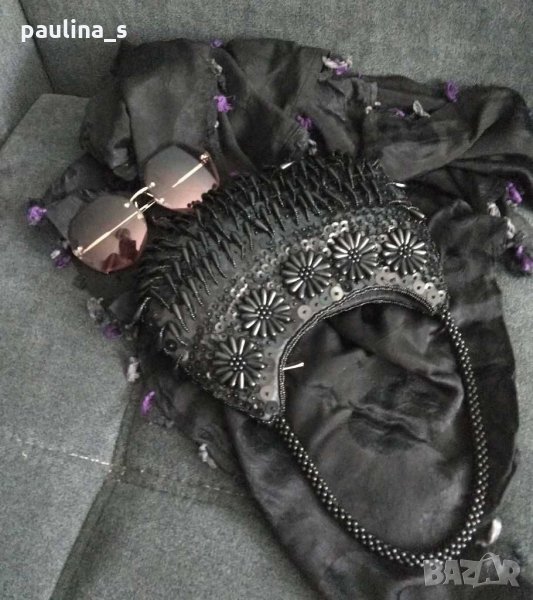 Чанта - бижу с декорации от хематити / чанта за повод , снимка 1
