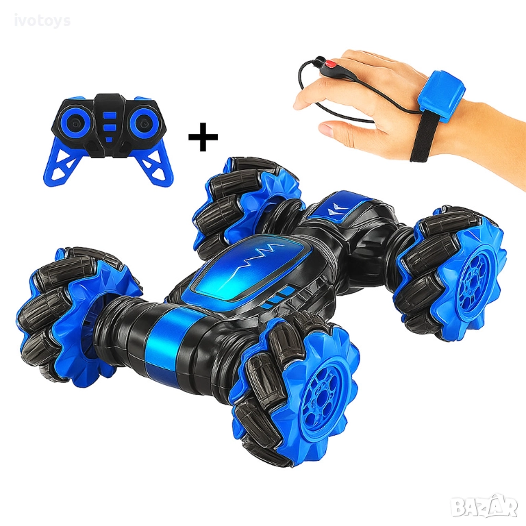 Детска кола Дрифт с дистанционно за ръка и радиоуправление - Код 5676, снимка 1