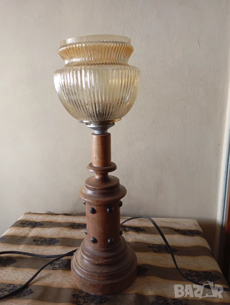 Стара настолна лампа, снимка 1