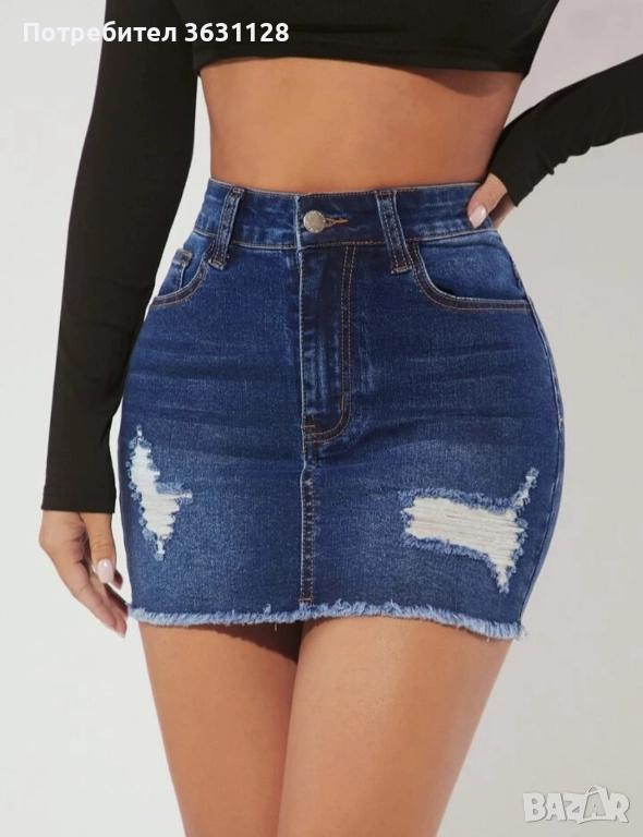 Дънкова пола , снимка 1