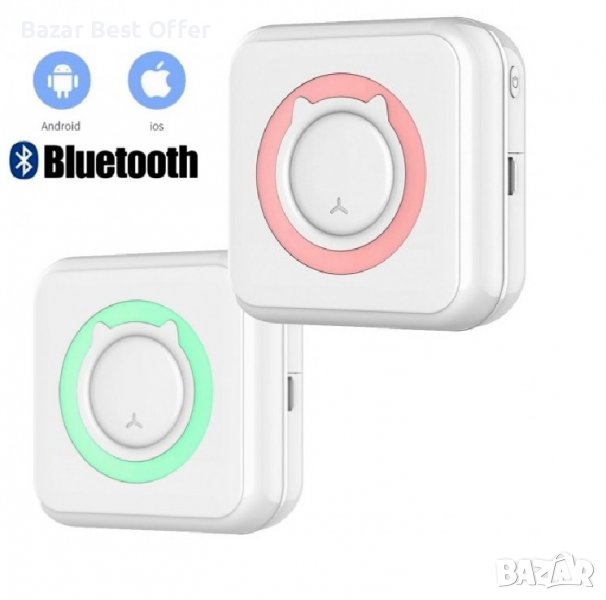 Детски мини Bluetooth принтер за телефон, снимка 1