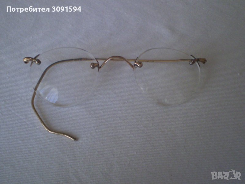 антикварни колекционерски очила позлата , снимка 1