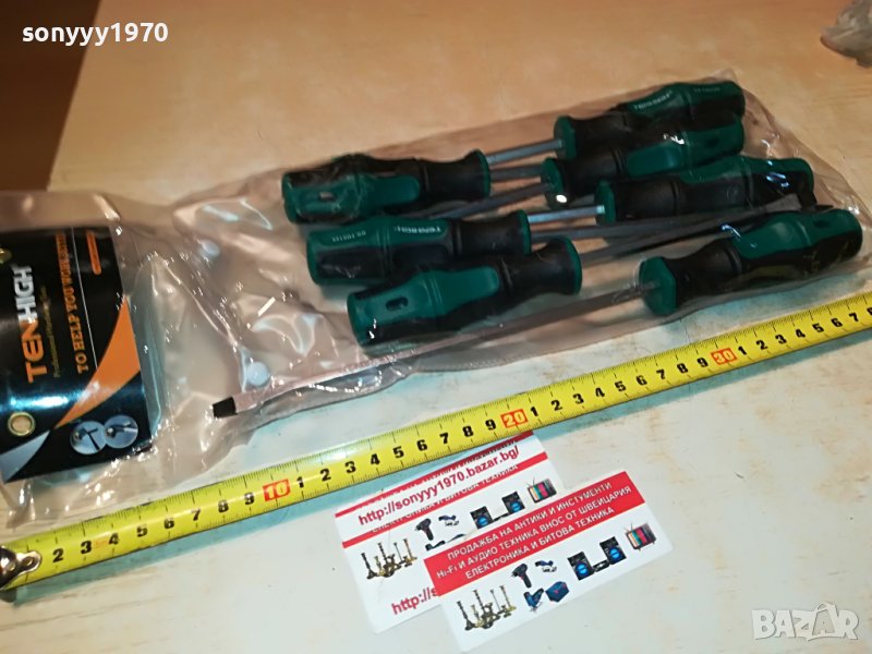 TENHIGH-ОТВЕРТКИ 7 ЧАСТИ 0109221103, снимка 1