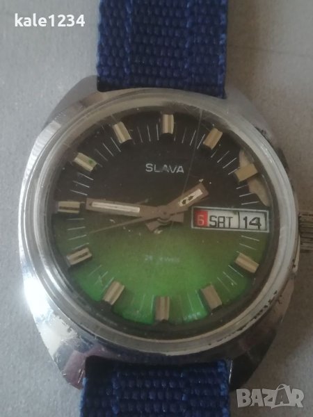 Часовник SLAVA 26j. Made in USSR. Механичен механизъм. СЛАВА. СССР. Мъжки. Vintage watch , снимка 1