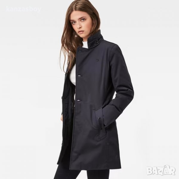 g-star minor long slim trench wmn - страхотен дамски тренч КАТО НОВ, снимка 1