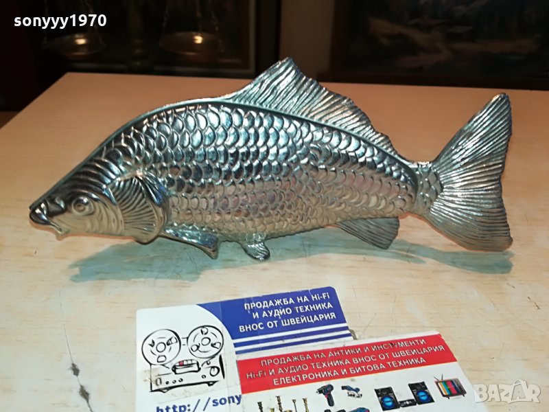риба-метална салфетник-внос франция 0908211950, снимка 1