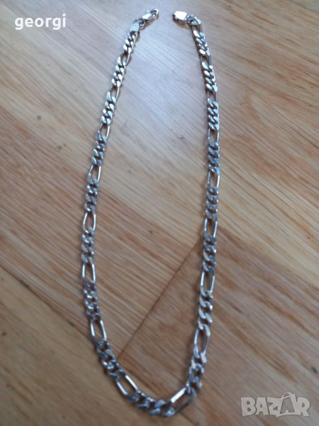 Сребърен синджир масив, снимка 1
