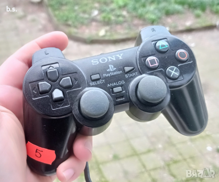 Оригинален Playstation 2 Black Controller SCPH 10010(5), снимка 1