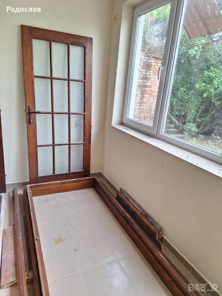 Дървени интериорни врати с каси и без каси, снимка 1