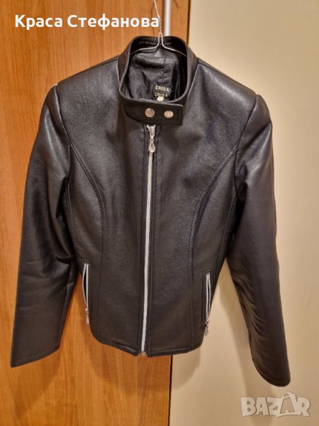 Черно кожено яке, снимка 1