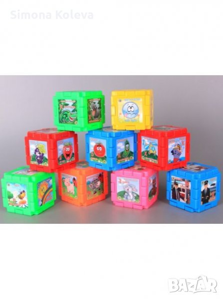 ✨Конструктор кубчета с картинки и думички на български език, снимка 1