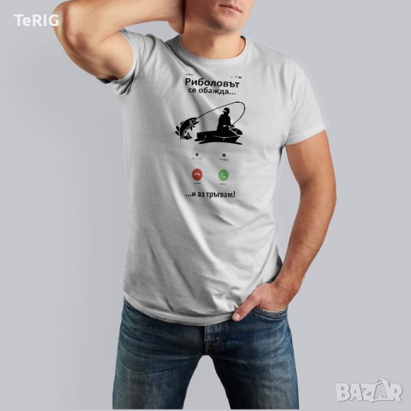 тениска за рибари, снимка 1