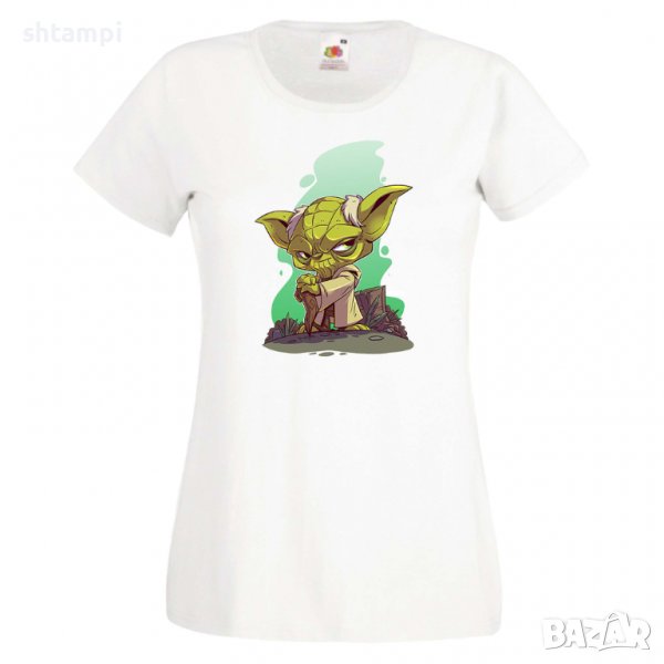 Дамска тениска Star Wars Yoda Игра,Изненада,Подарък,Геймър,, снимка 1